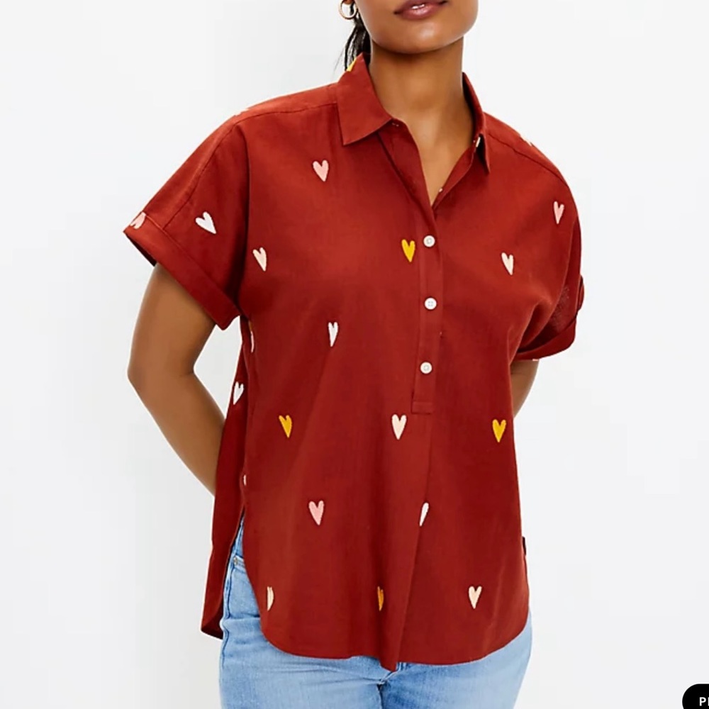 LOFT Heart Shirt
